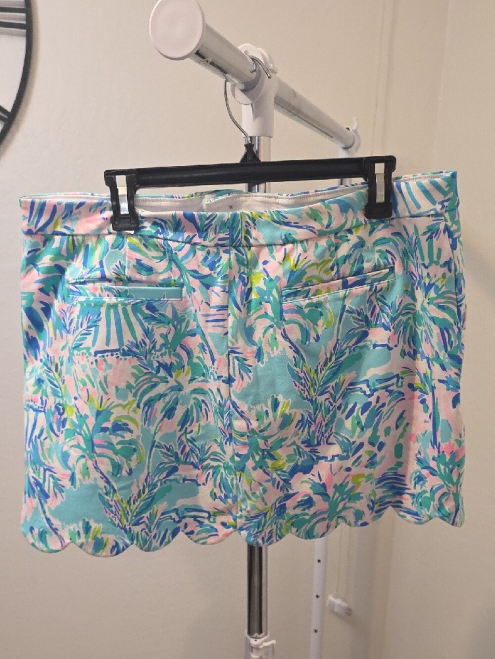 Lilly Pulitzer Multicolor Pastel Floral Mini Skirt - Pink, Aqua, Blue - Picture 3 of 4